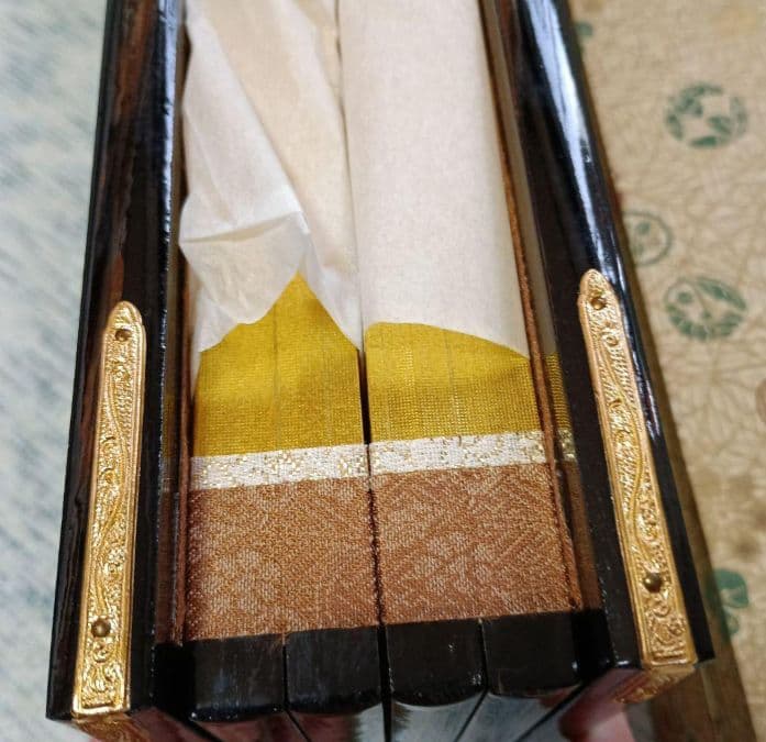 お雛様用　屏風18号　六曲屏風　伝統工芸品