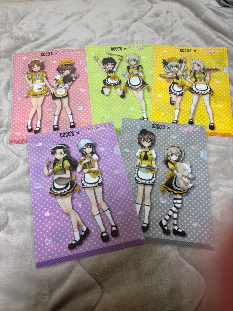 ガールズ＆パンツァー ガルパン クリアファイル セット