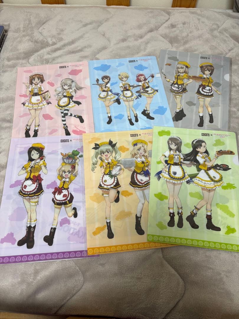 ガールズ＆パンツァー ガルパン クリアファイル セット