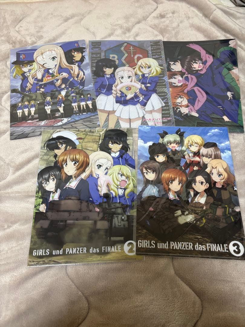 ガールズ＆パンツァー ガルパン クリアファイル セット