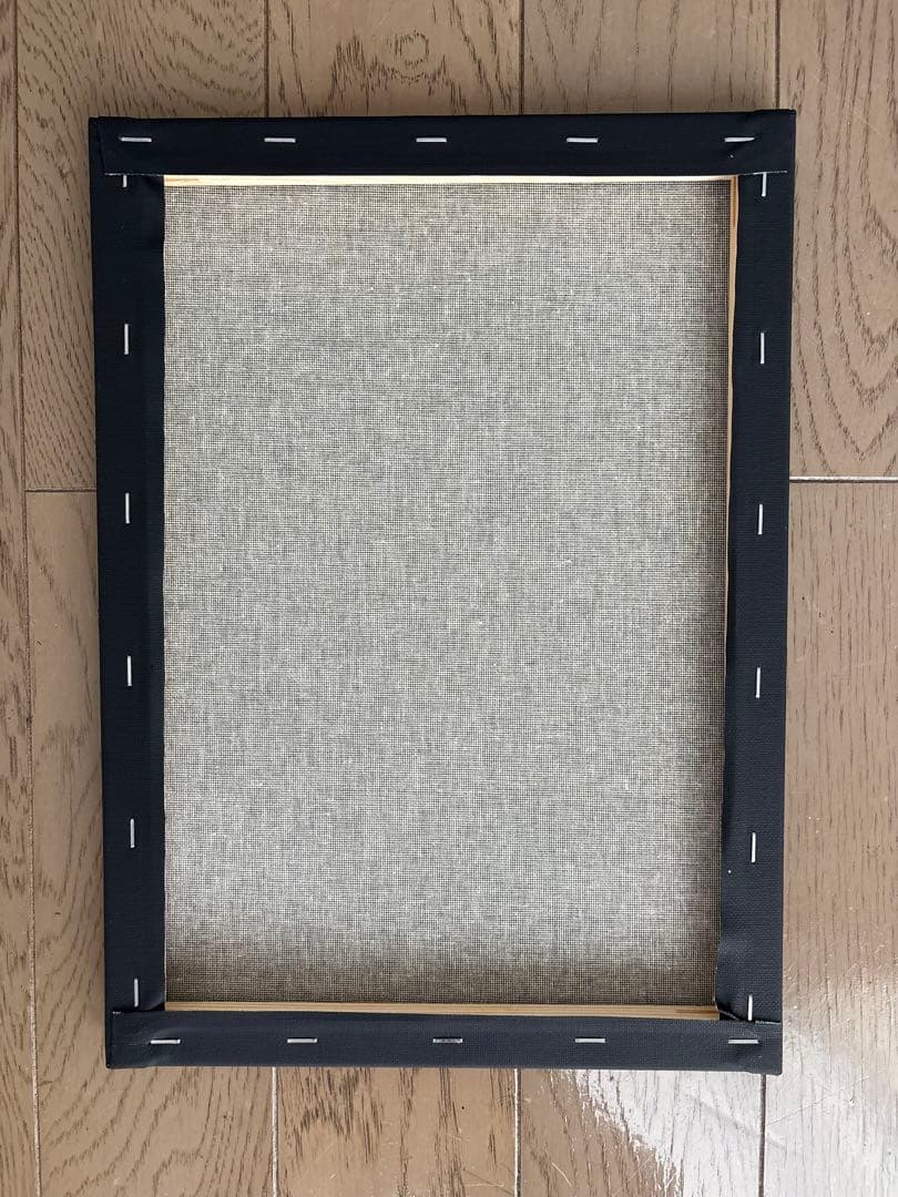 青系抽象画 キャンバス