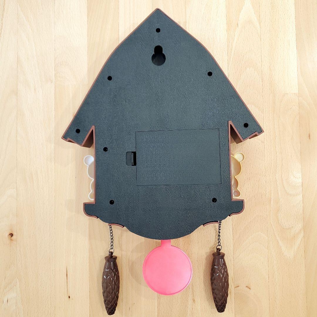 匿名配送：リラックマ コリラックマと新しいお友達 ムービングクロック 振り子時計