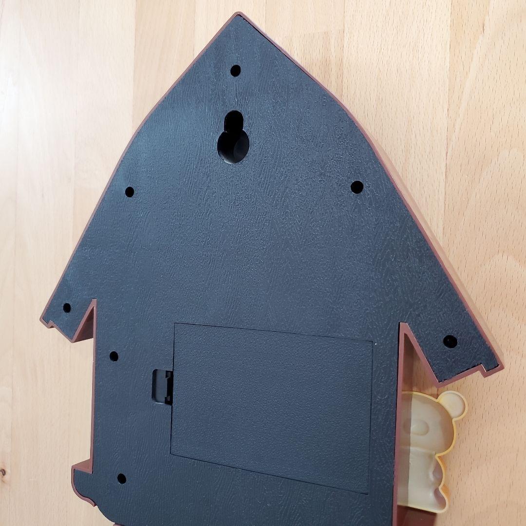 匿名配送：リラックマ コリラックマと新しいお友達 ムービングクロック 振り子時計