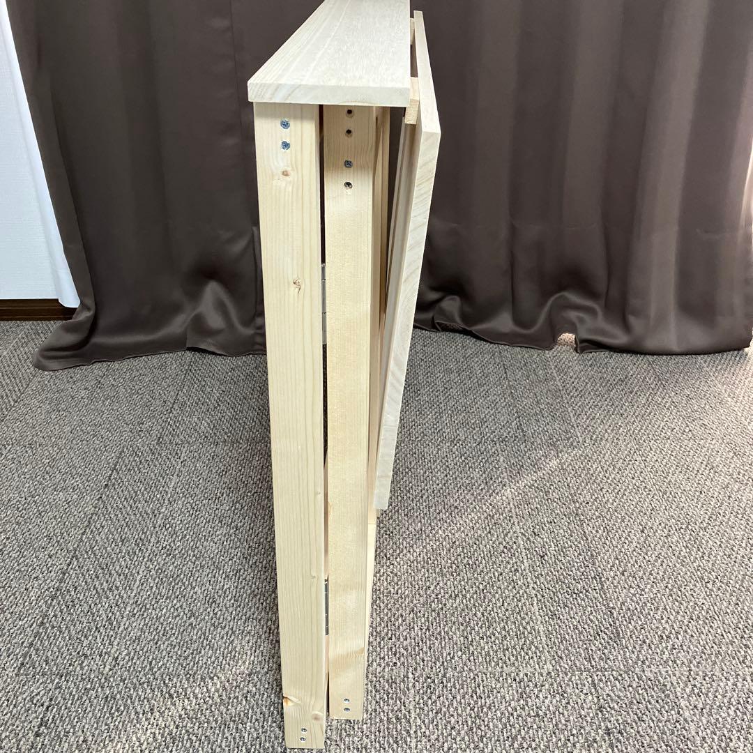 折り畳みテーブル　折り畳みデスク　木製　ハンドメイド