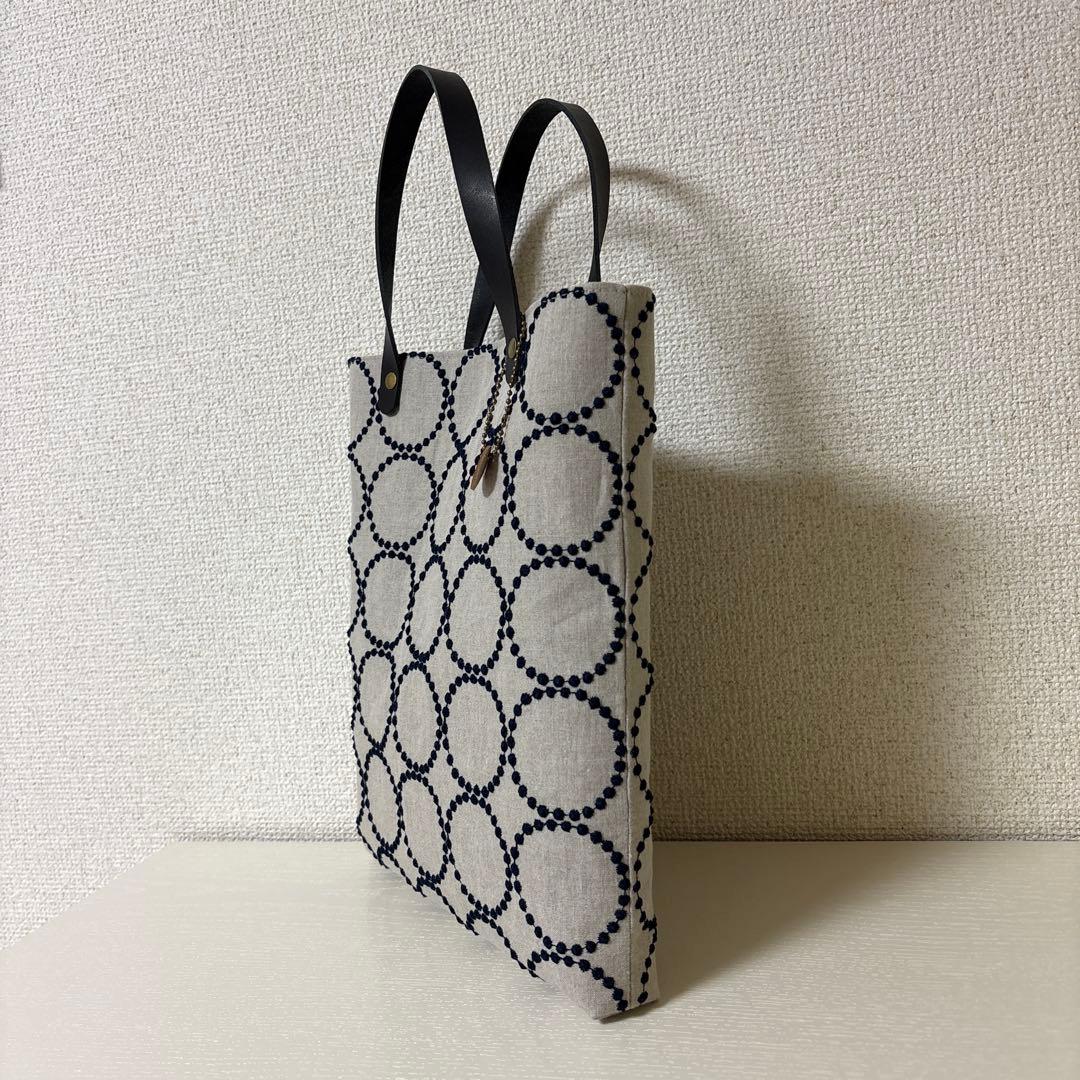 腕かけできる上品トートバッグ＊ ミナペルホネン tambourine