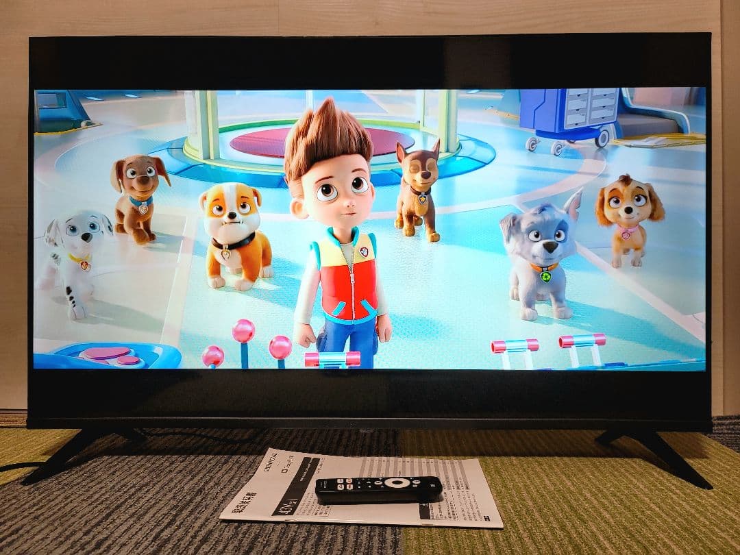 2024年製　GoogleTV搭載4K/HDR対応43V型チューナーレステレビ