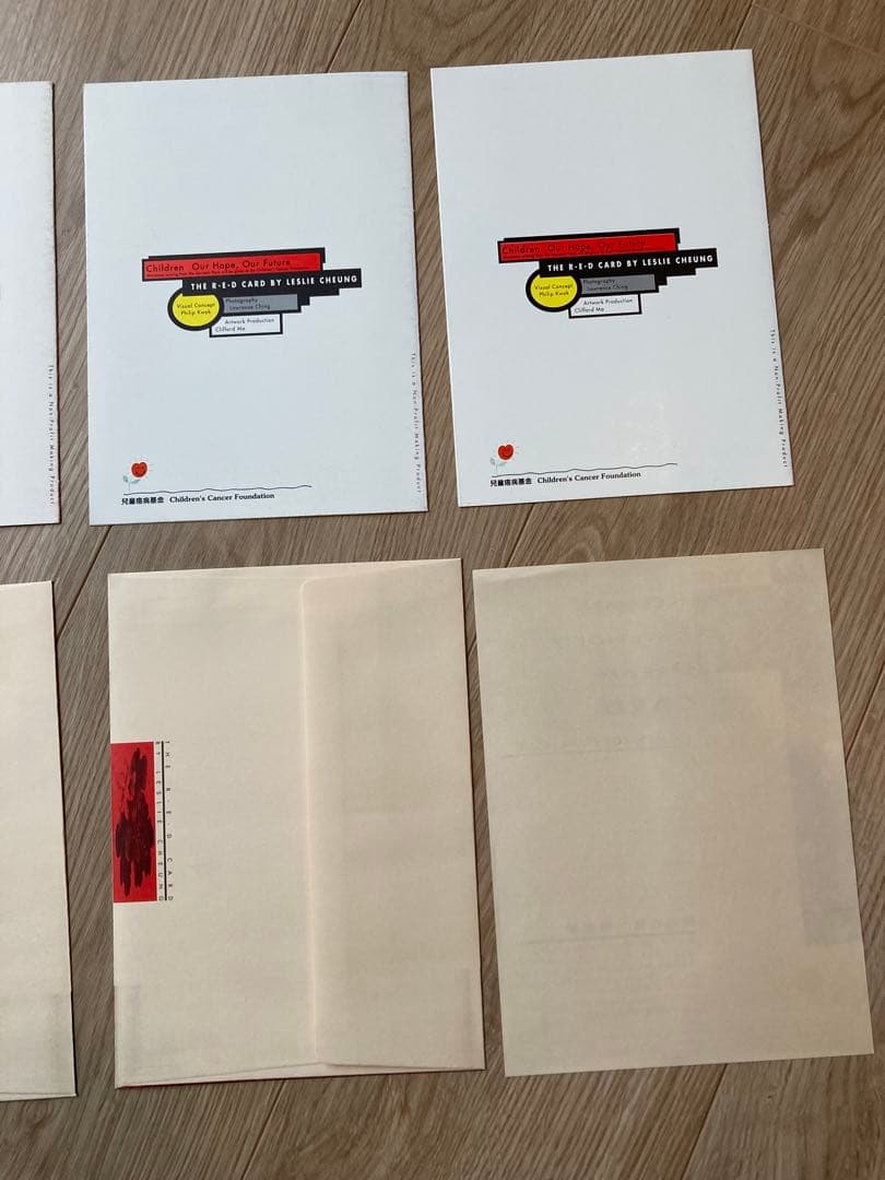 レスリーチャン　red mission ポストカード　パンフレットなど