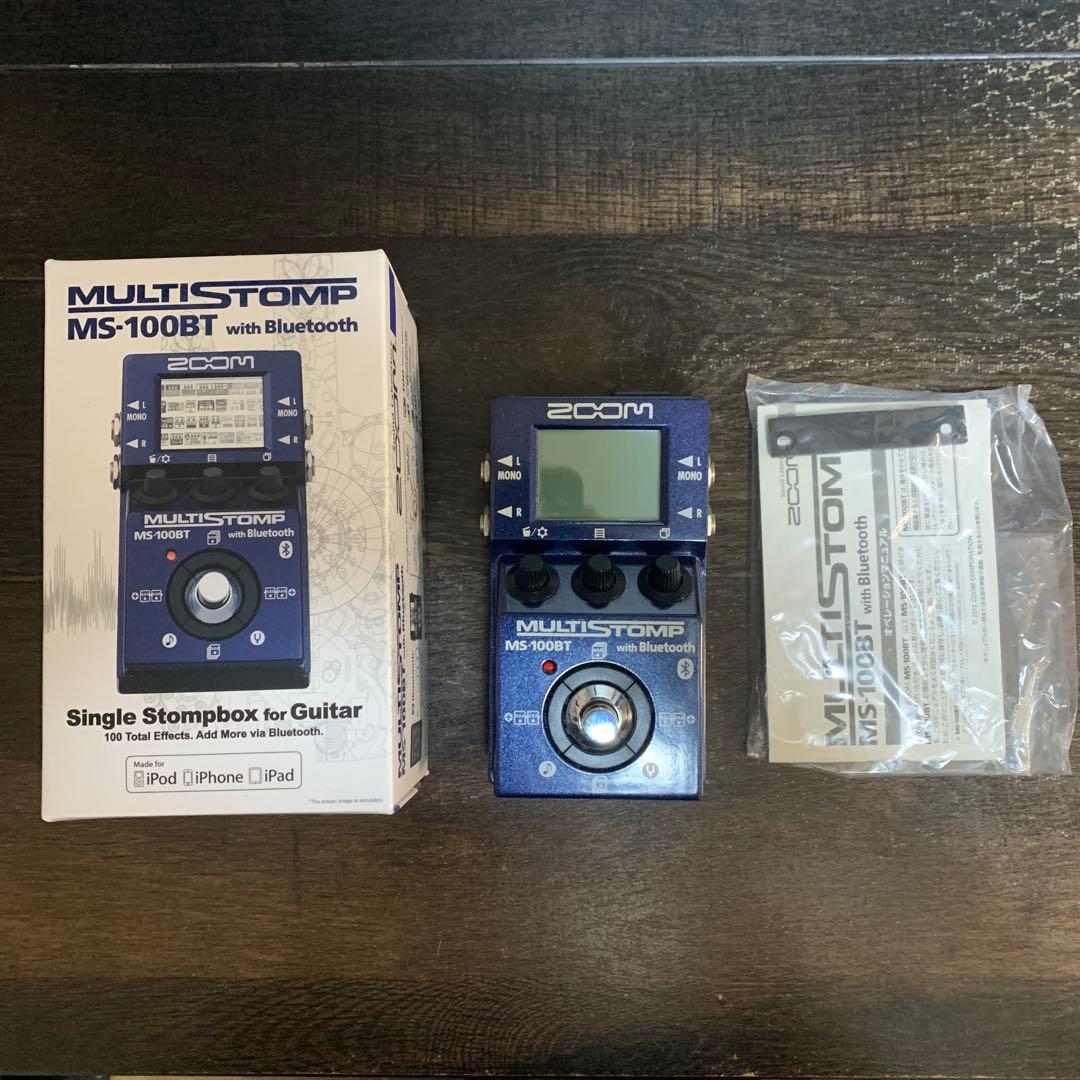 ギター ZOOM MULTI STOMP with Bluetooth MS-100BT