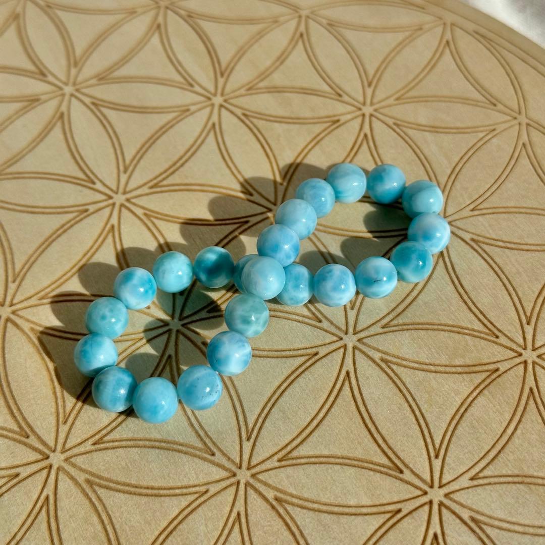 【ラリマー】 ブレスレット　Lalimar Bracelet 数珠