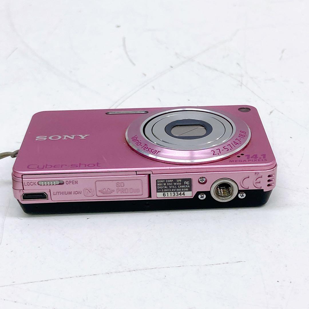 9A28 SONY ソニー dsc-w350 Cyber shot ピンク
