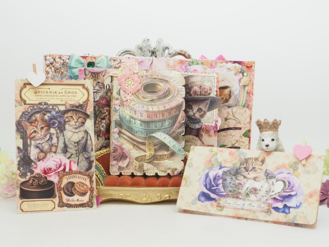 小さな物語が宿る♡猫ちゃんcat♡おすそ分けファイル♡ジャンクジャーナル