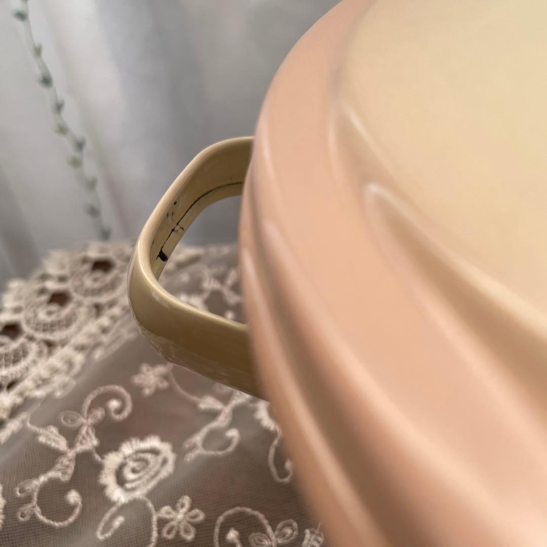 ホーロー イマン imane キャセロール 鍋 パンジー ピンク