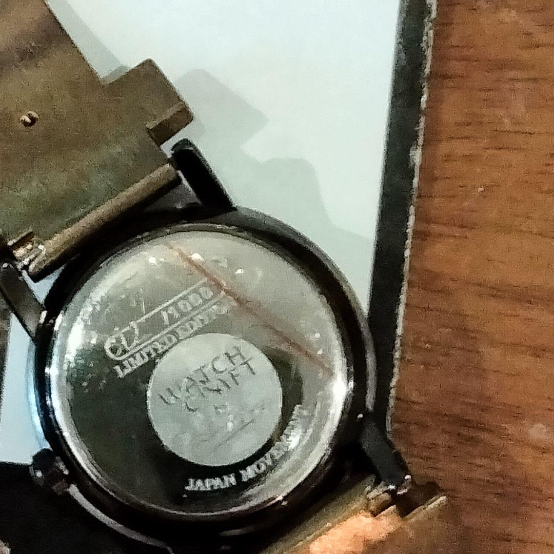 WATCH CRAFT 腕時計 12 シルバー ブラウン　クオーツ