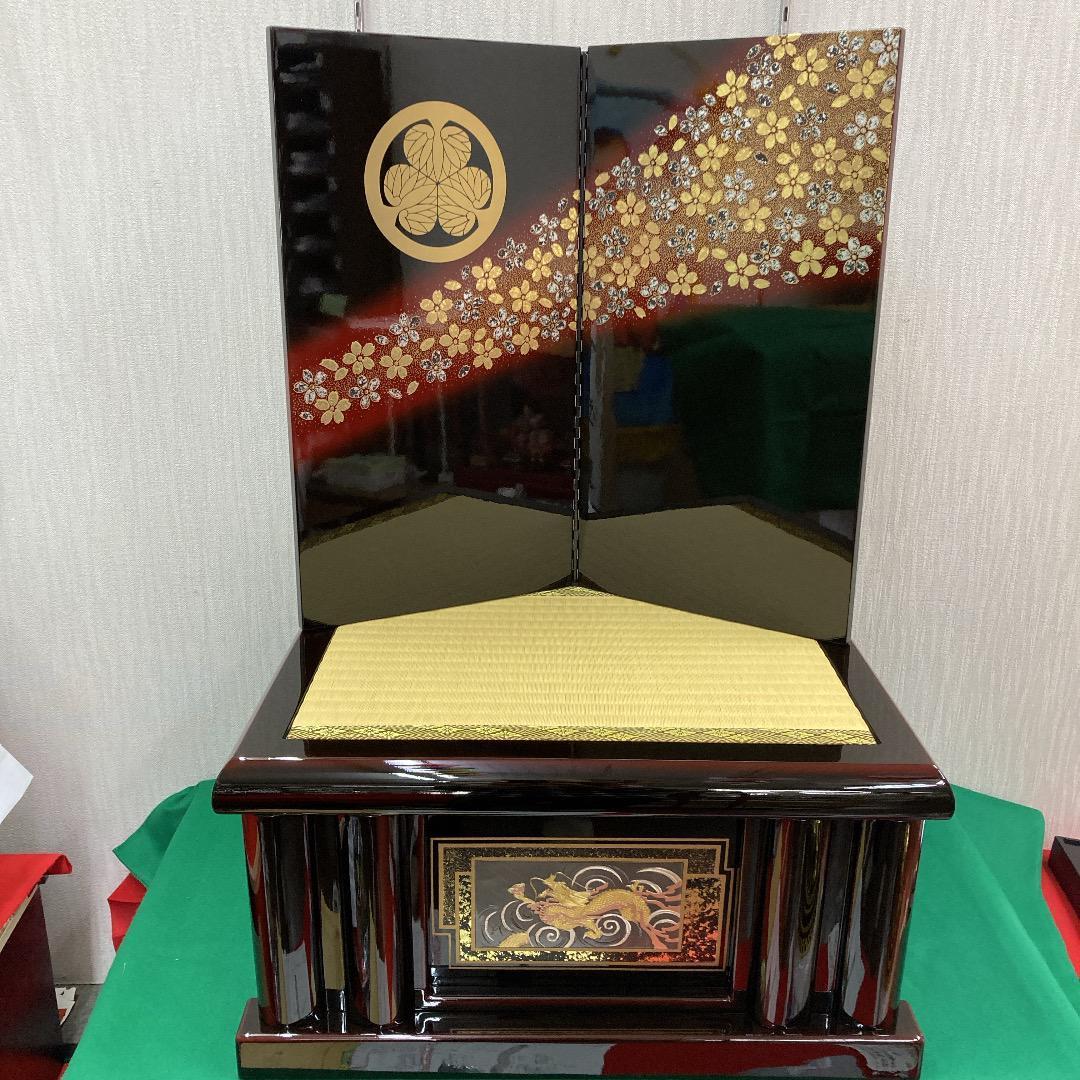 F23 五月人形兜　5月人形収納台のみ　5月鎧兜　着用兜台