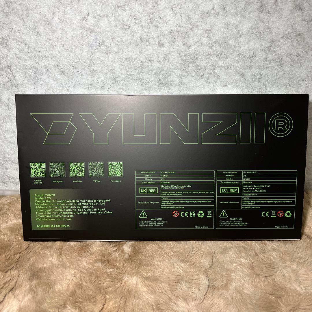 新品　YUNZII L75 KEYBOARD