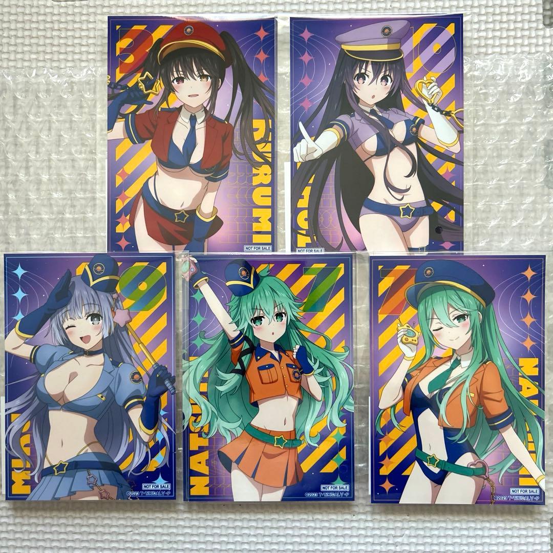 くじコレ デートアライブⅤ スペースポリスver. 缶バッジ 特典ブロマイド