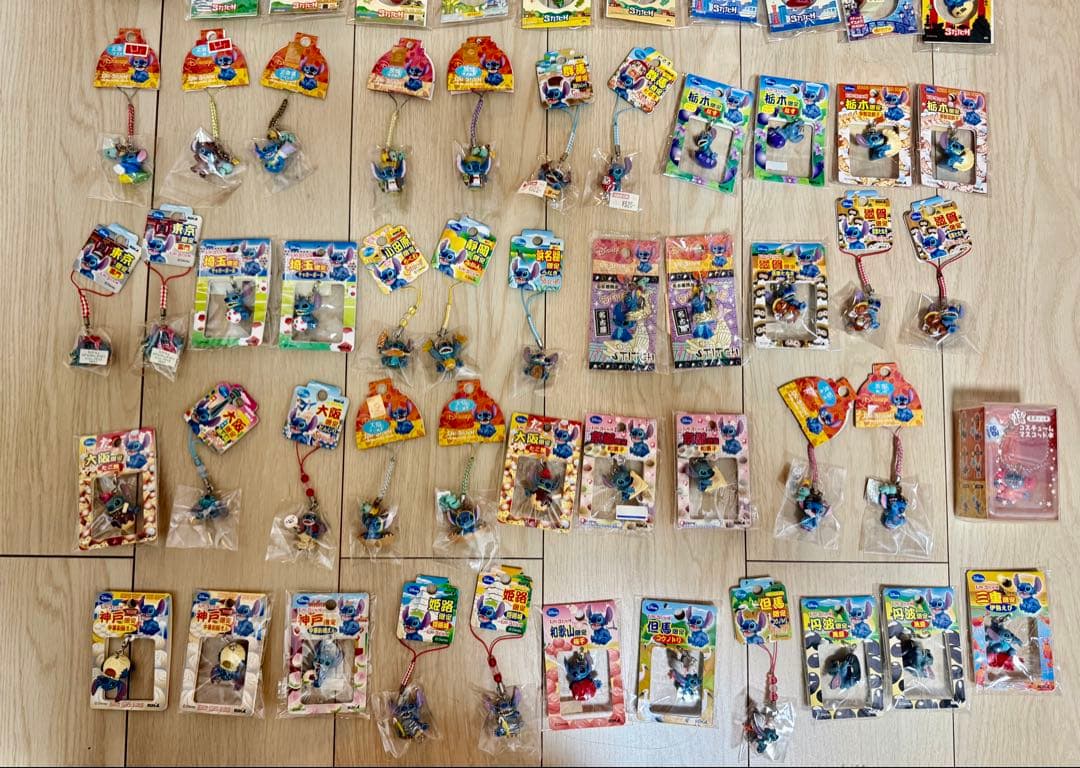 スティッチ　全国　ご当地　キーホルダー　56個セット