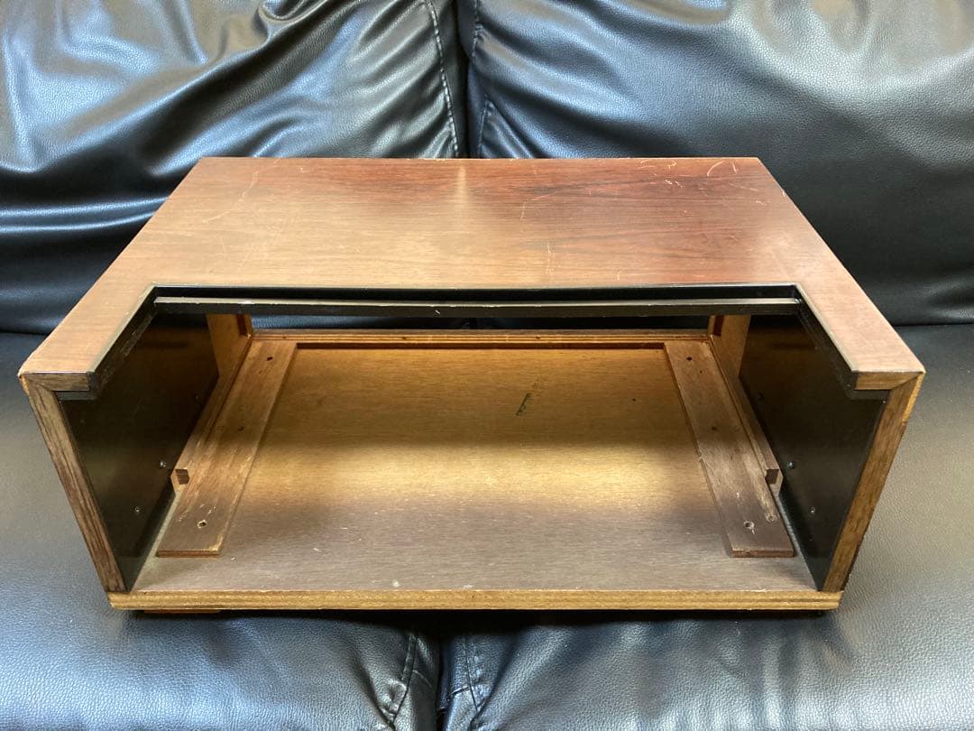 山水AU-777・AU-777D用ウォルナット製ウッドケースSANSUIサンスイ