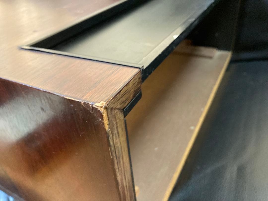 山水AU-777・AU-777D用ウォルナット製ウッドケースSANSUIサンスイ