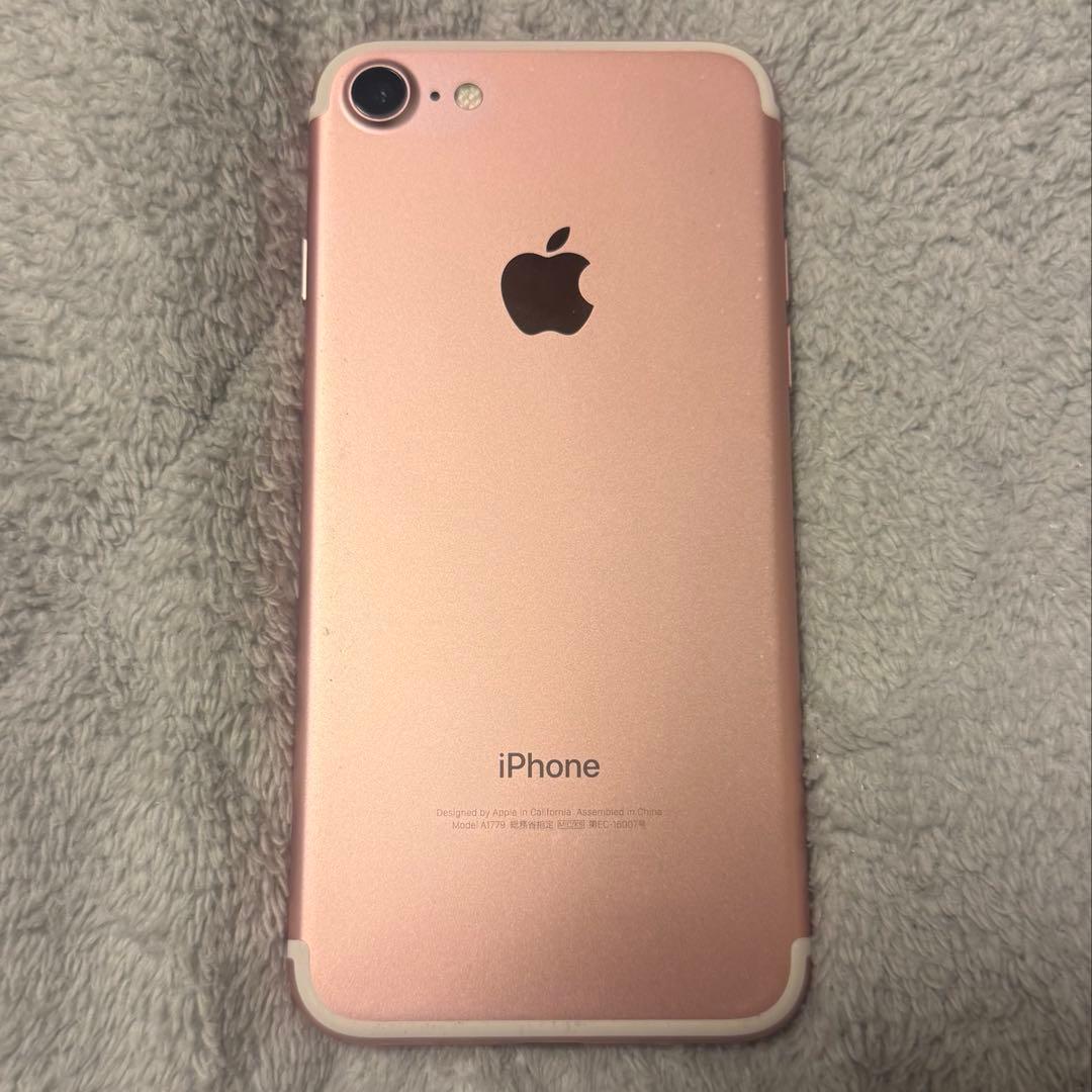 iPhone7 128GB ローズピンク 状態良 70% サブ機 動画視聴用に！