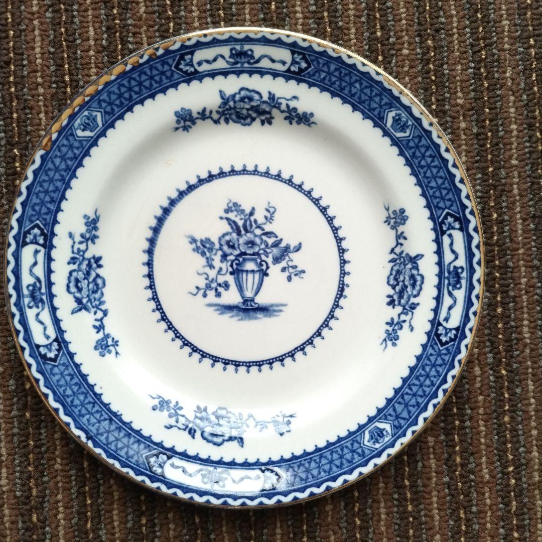 イギリス　Wood&Sons　WARWICK　ケーキ皿　７枚セット