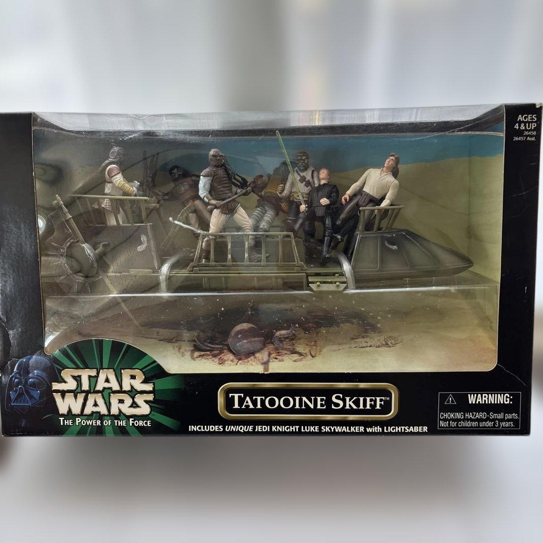 スター・ウォーズ パワー・オブ・ザ・フォース タトゥイーン・スキッフ　8体付き