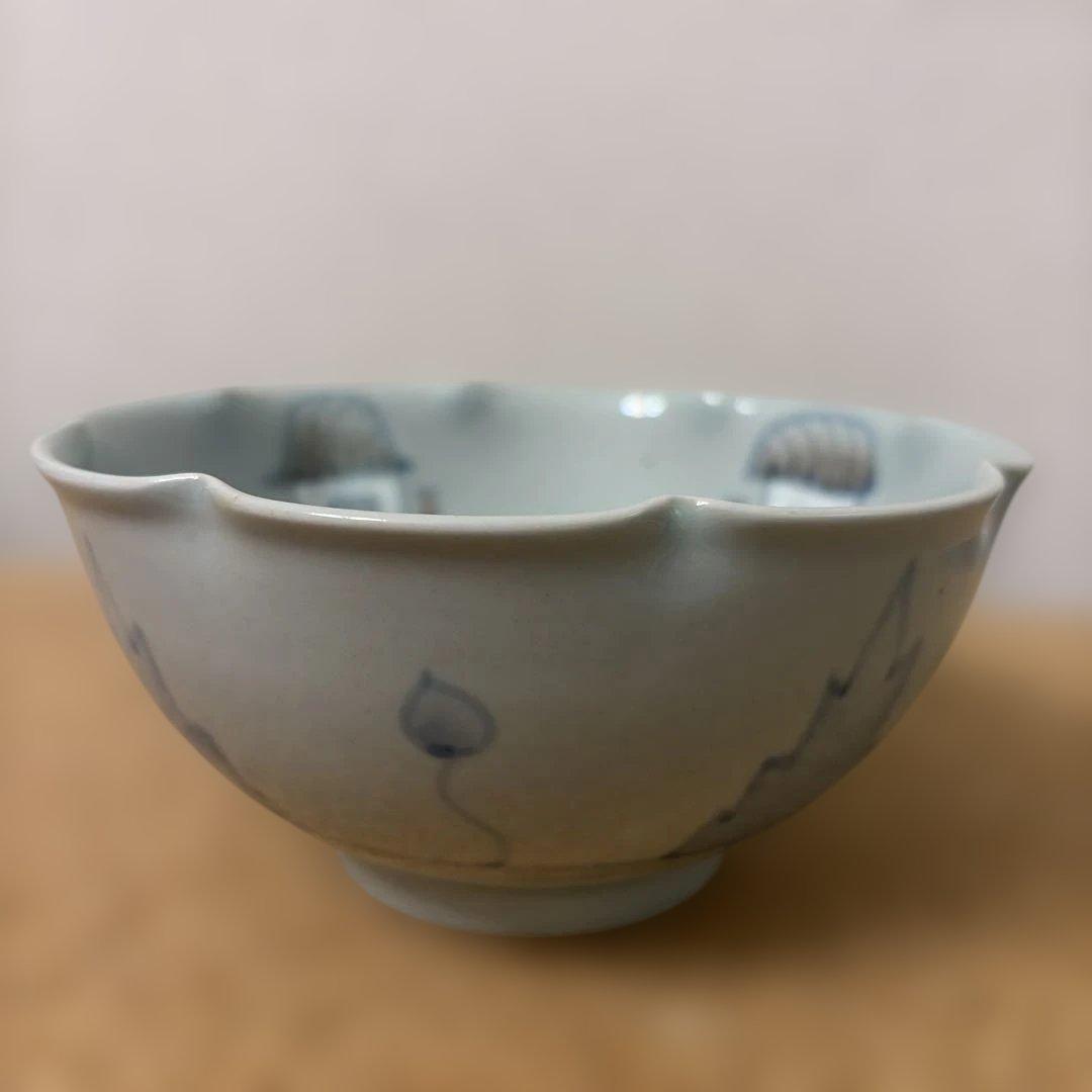 有田焼　佐藤走波　五代　中国シルク文　鉢　深鉢