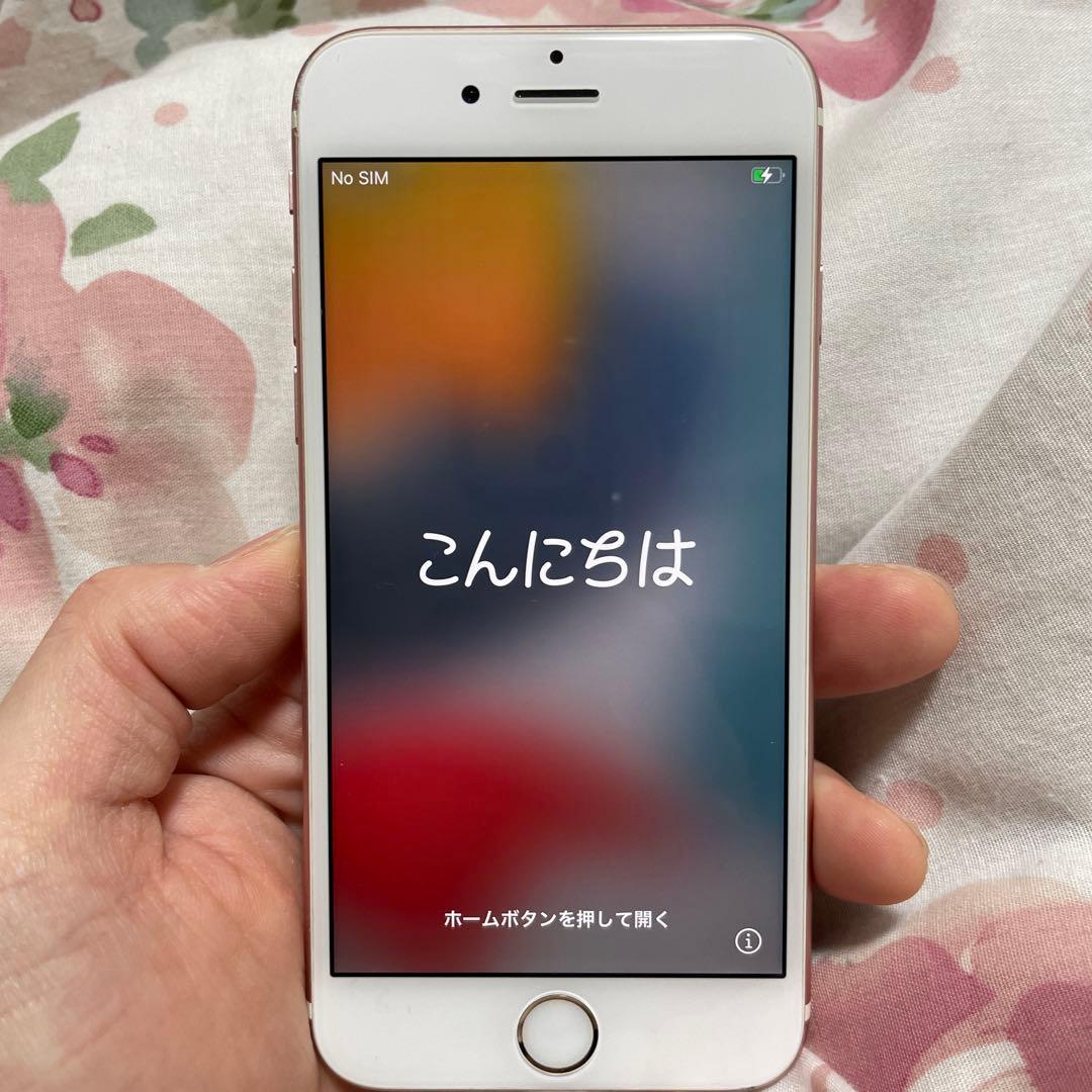 iPhone6s 64G ローズゴールド　バッテリー83% SIMフリー