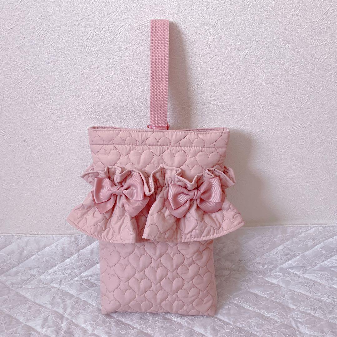 S 様リクエスト❤︎レッスンバッグ.体操服袋.上靴袋3点(コーラルピンク)