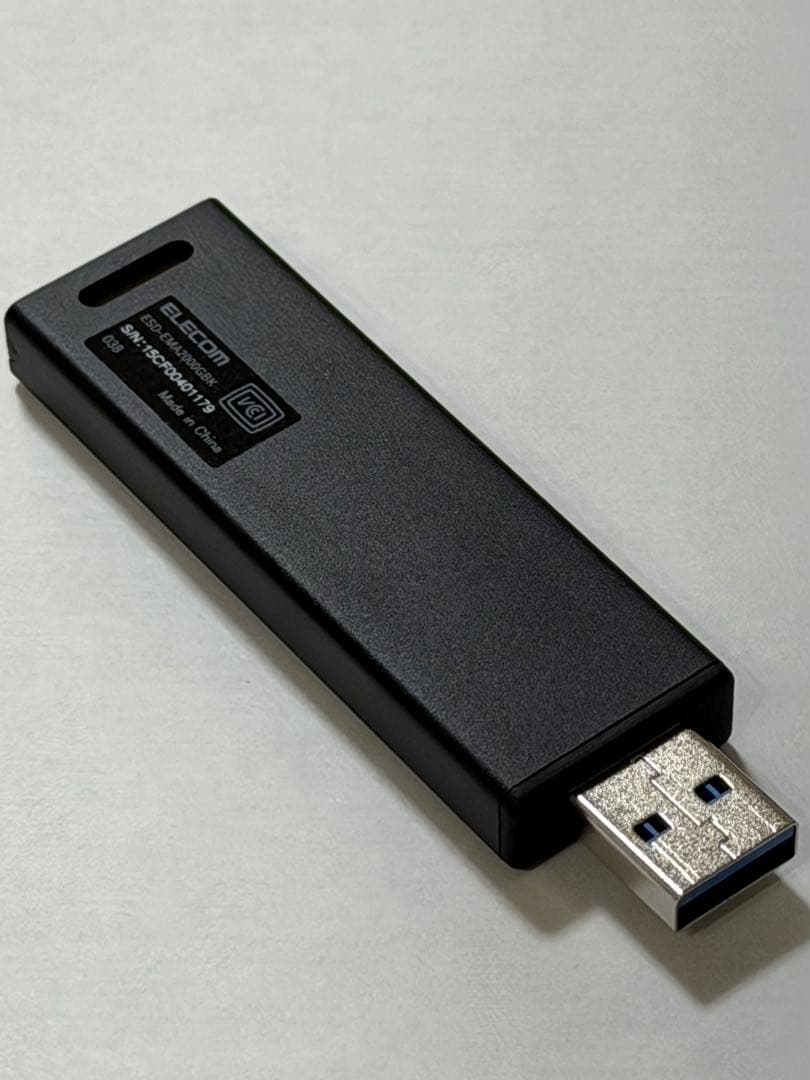 【PS4/5】ELECOM 外付けSSD 2TB USB3.2