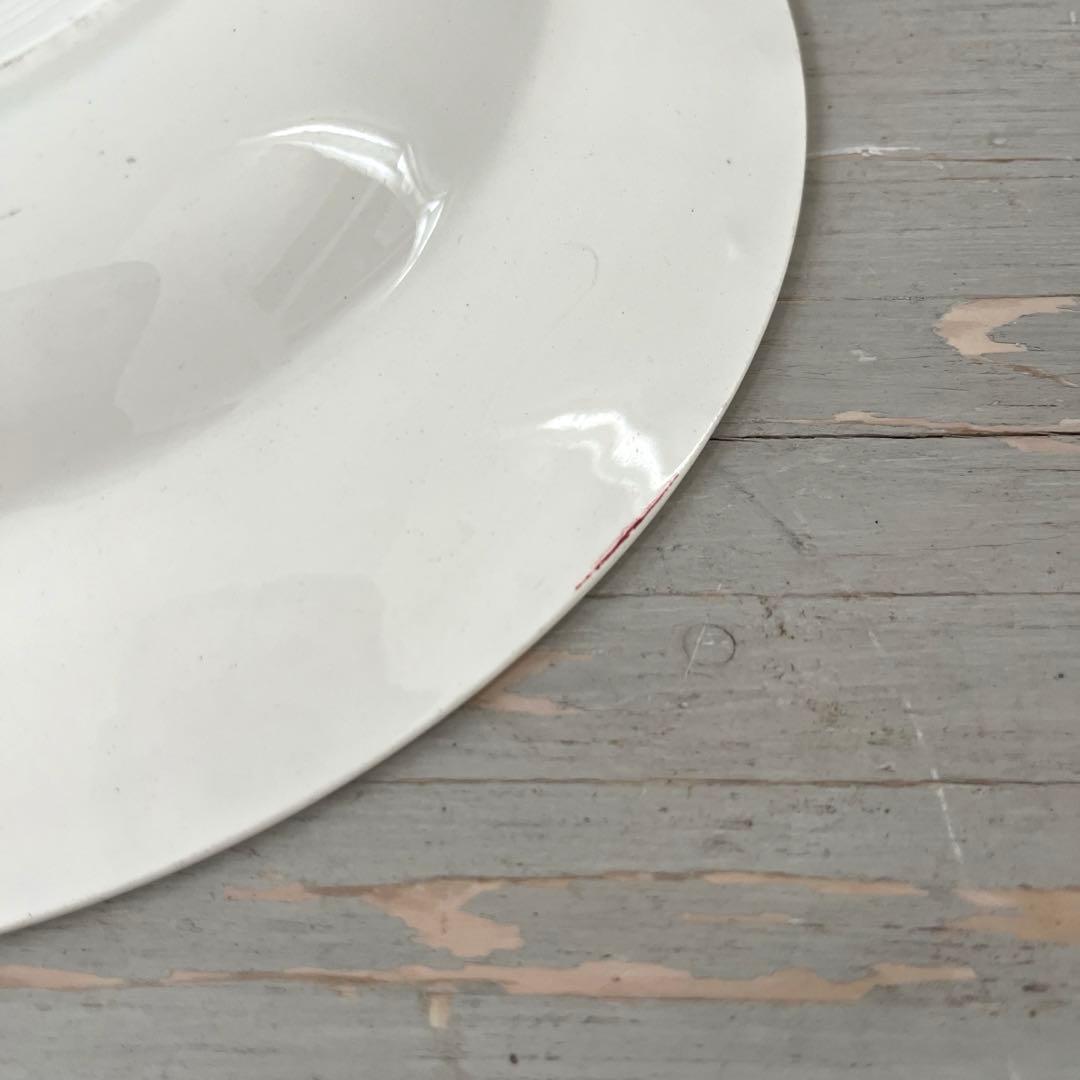 再値下げ❗️フランスアンティークディゴワンサルグミンヌ スーププレート 2枚set