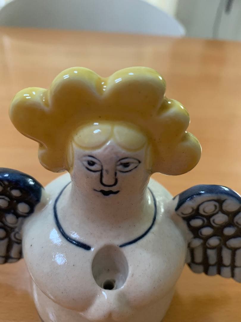 リサラーソン　天使のキャンドルホルダー　ヴィンテージ