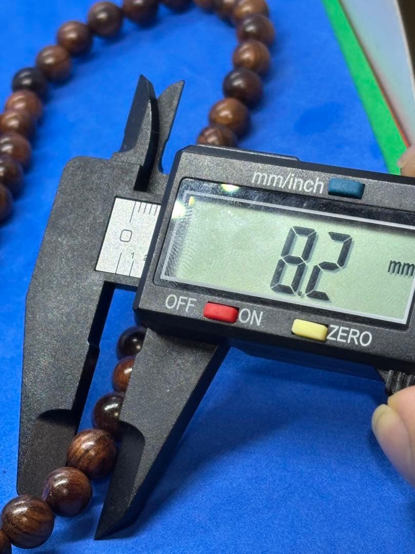 極美品 海南黄花梨 降魔杵彫刻ペンダント8mm約80cmのネックレス付き5531