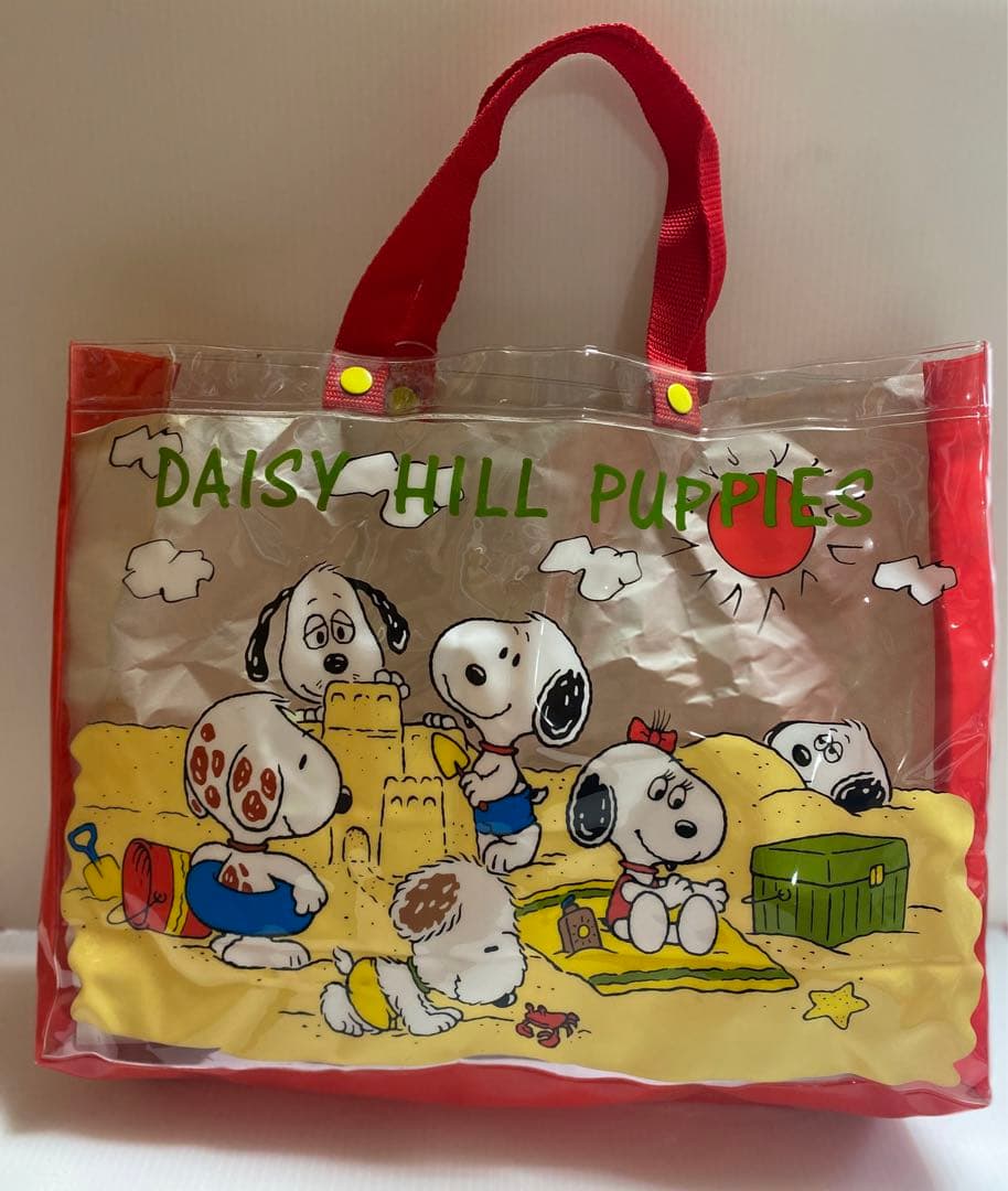 レトロ　タグ付　スヌーピー　Daisy Hill Puppies プールバッグ