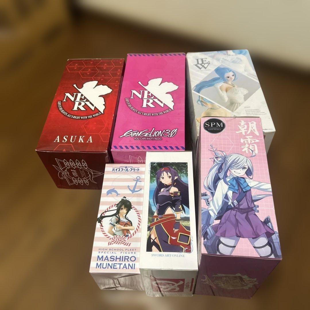 フィギュアセット アスカ・MARI・ビビ・宗谷ましろ・アスナ・朝霜お得セット