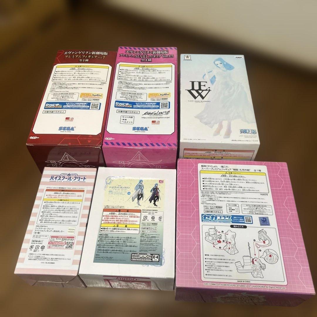 フィギュアセット アスカ・MARI・ビビ・宗谷ましろ・アスナ・朝霜お得セット