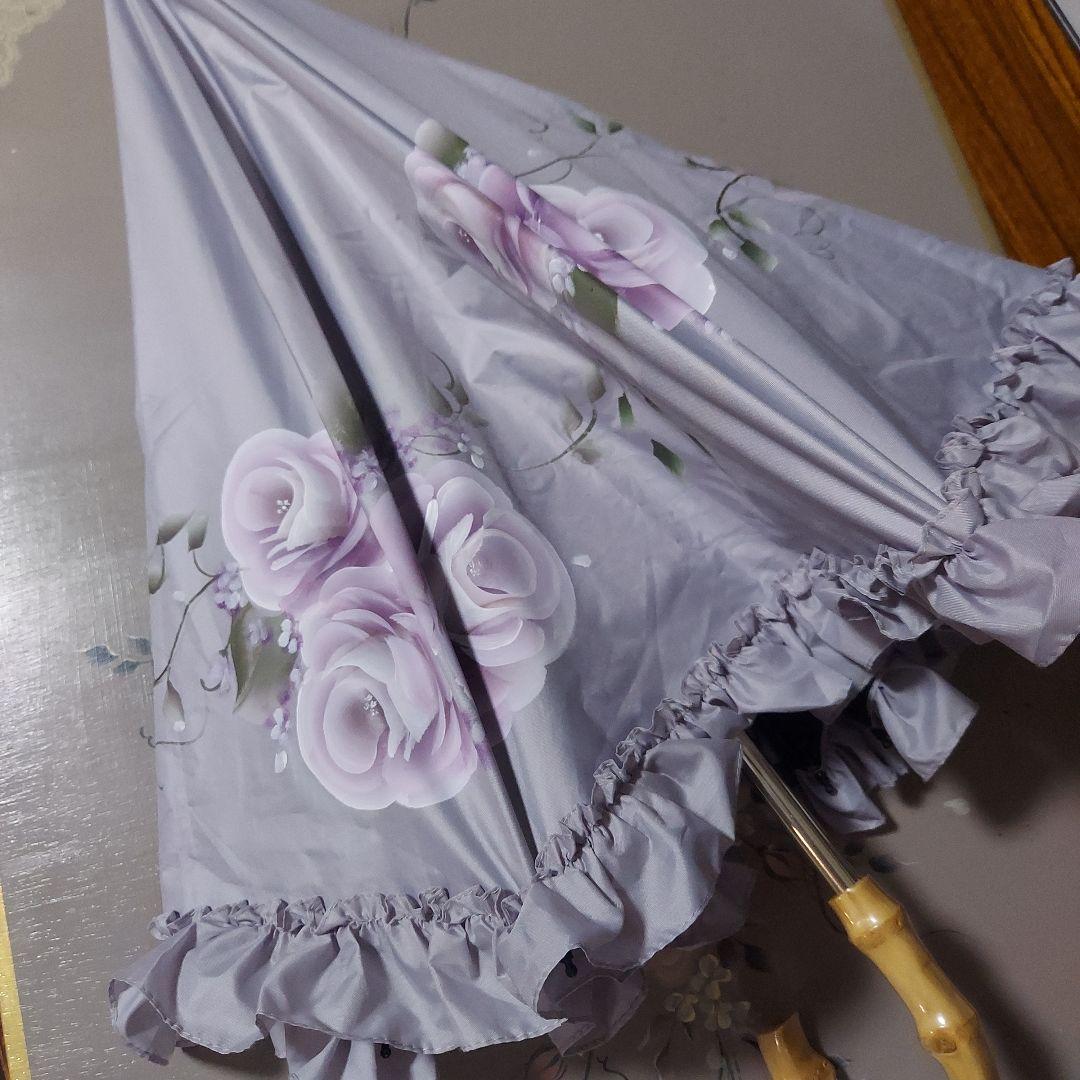 傘、ハンディファンお薬手帳 トールペイント