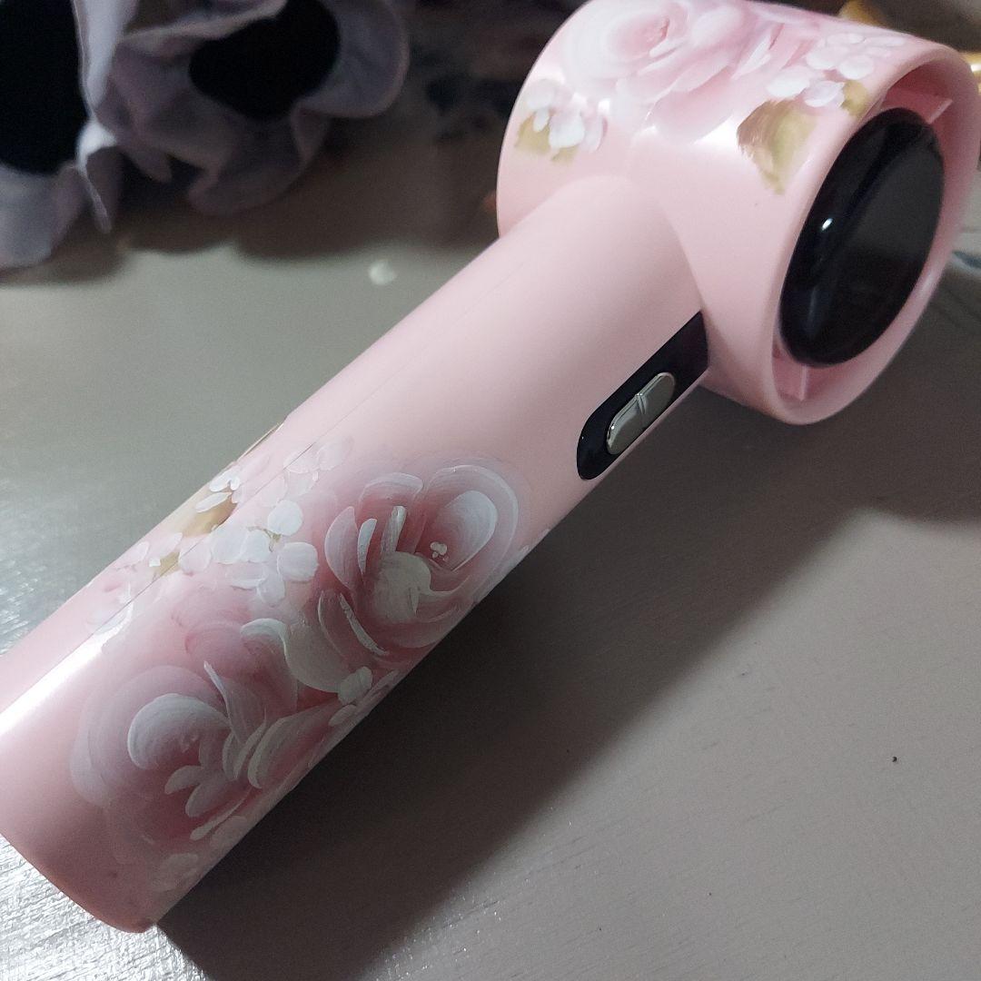 傘、ハンディファンお薬手帳 トールペイント