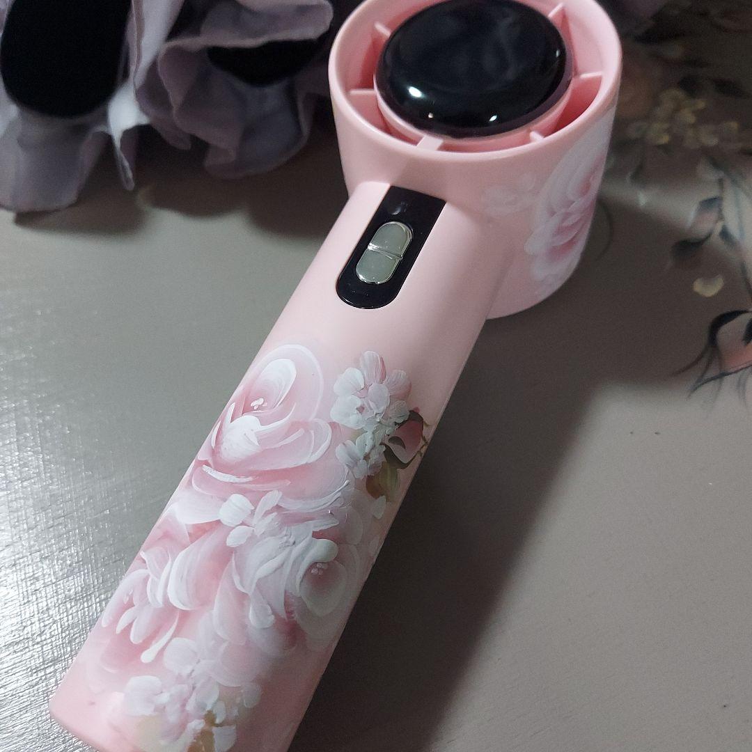 傘、ハンディファンお薬手帳 トールペイント