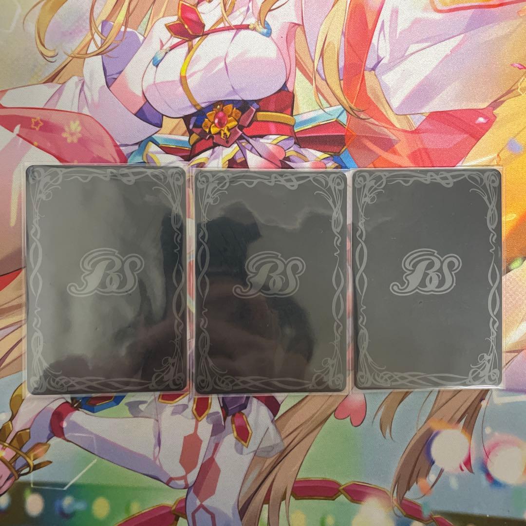 バトスピ　新世代最可愛将孫市 黒曜の徒　Mレア仕様　3枚