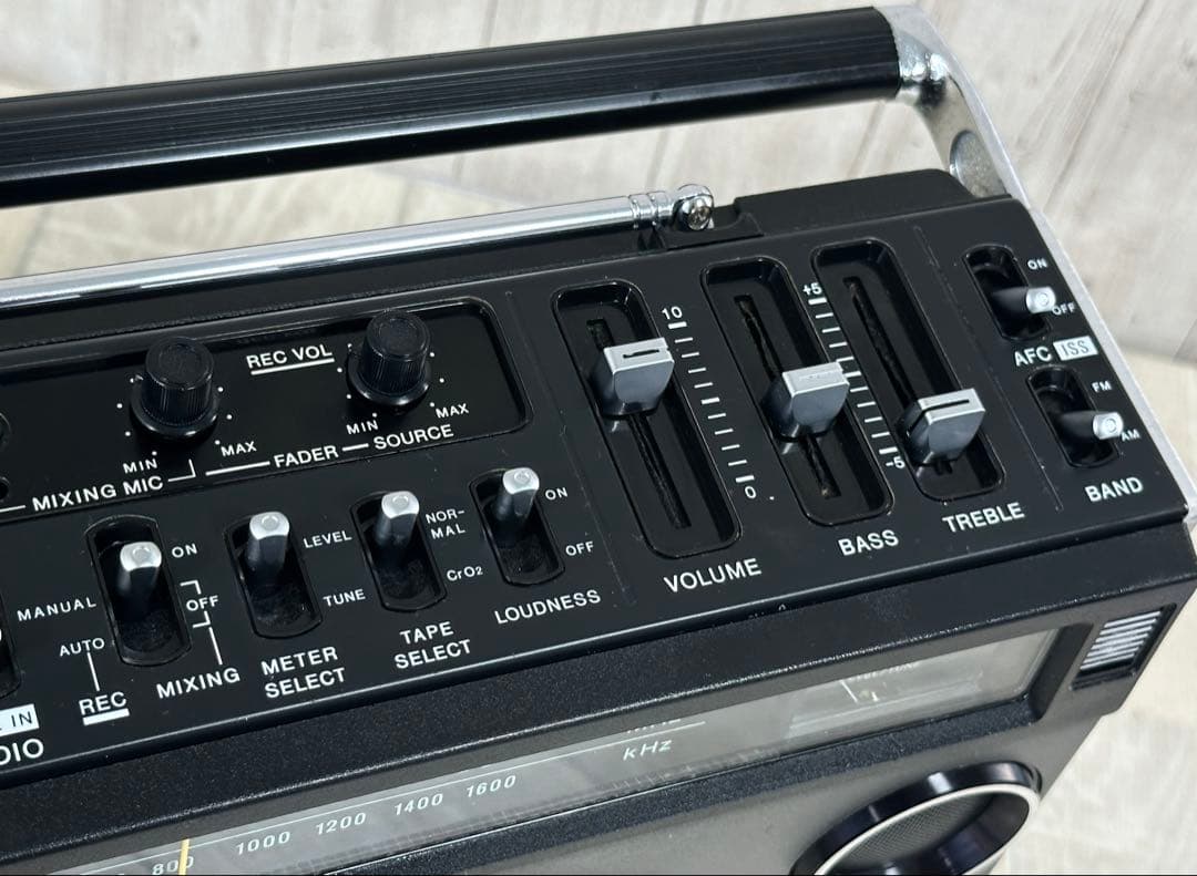 【動作品】 SONY ラジカセ CF-1980 昭和レトロ ラジオ