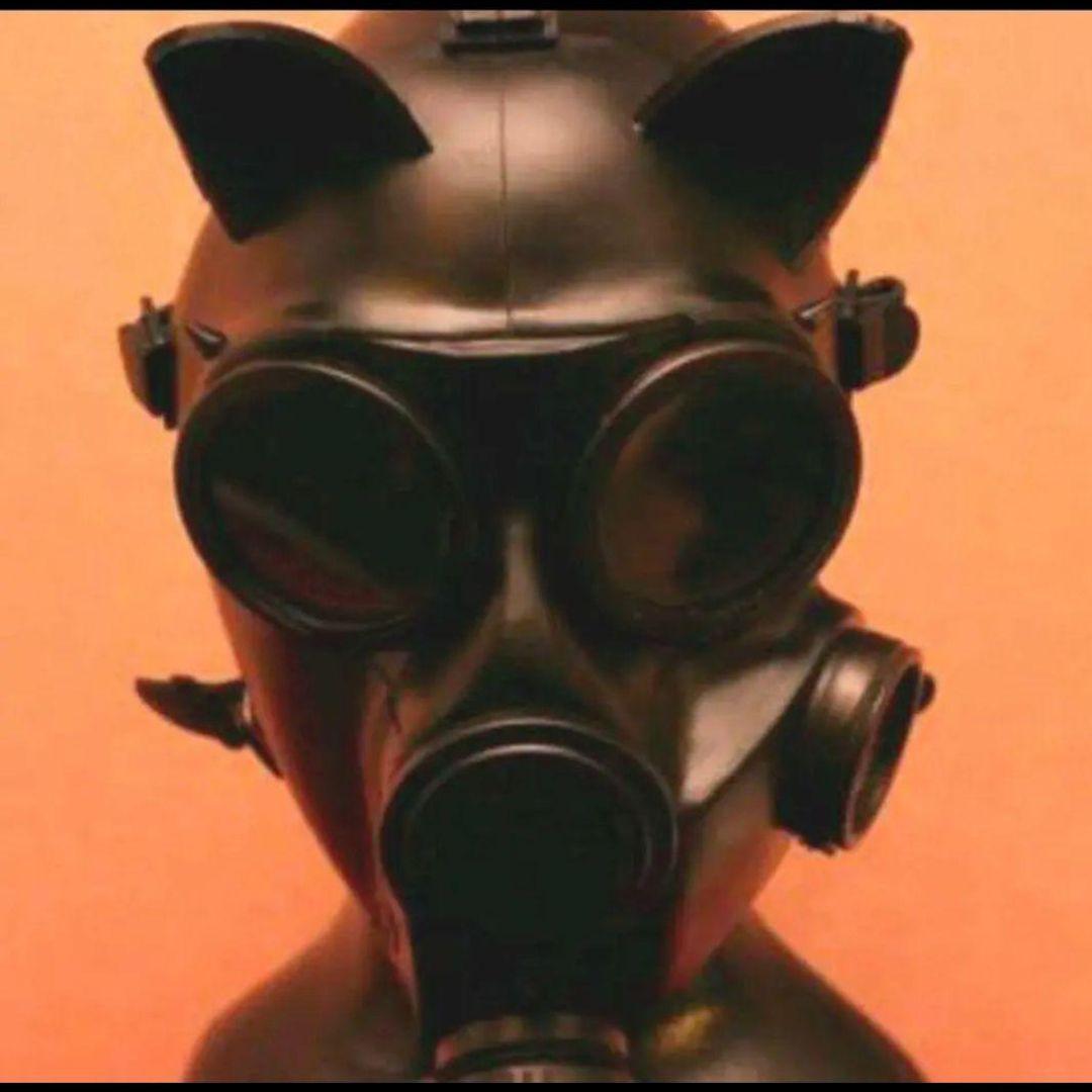 ネコガスマスク猫コスプレ　ヴィヴィアン ドロヘドロ　ハロウィン ホラー