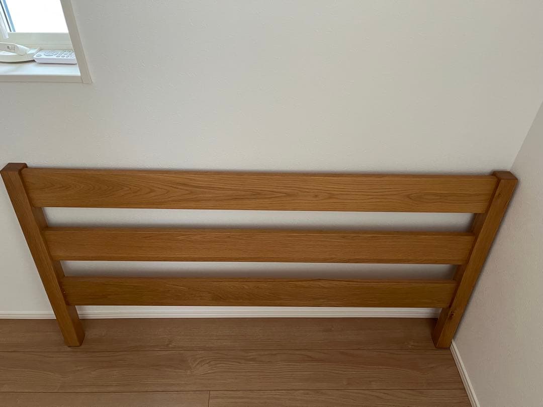 【期間限定価格】無印良品　木製ベッド　オーク材　突板　ダブル