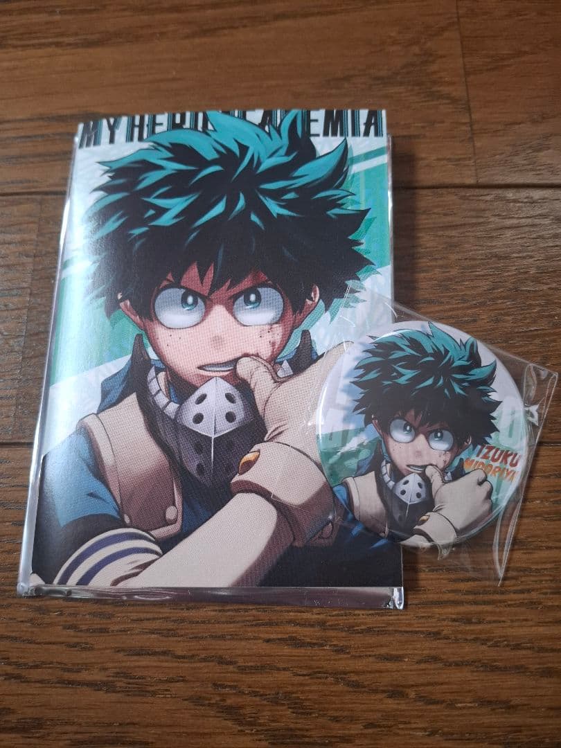 ヒロアカ　原画展　デク　爆豪　轟　死柄木　荼毘　ホークス　ミニノート　パッケージ