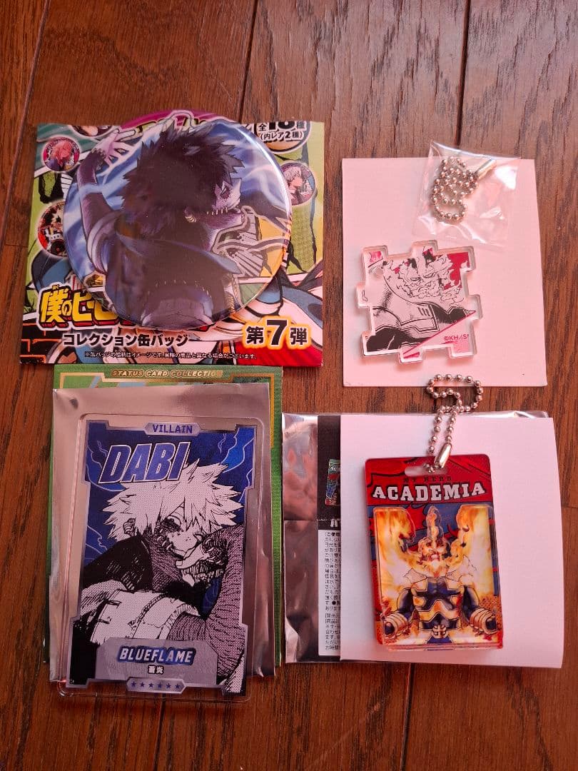 ヒロアカ　原画展　デク　爆豪　轟　死柄木　荼毘　ホークス　ミニノート　パッケージ