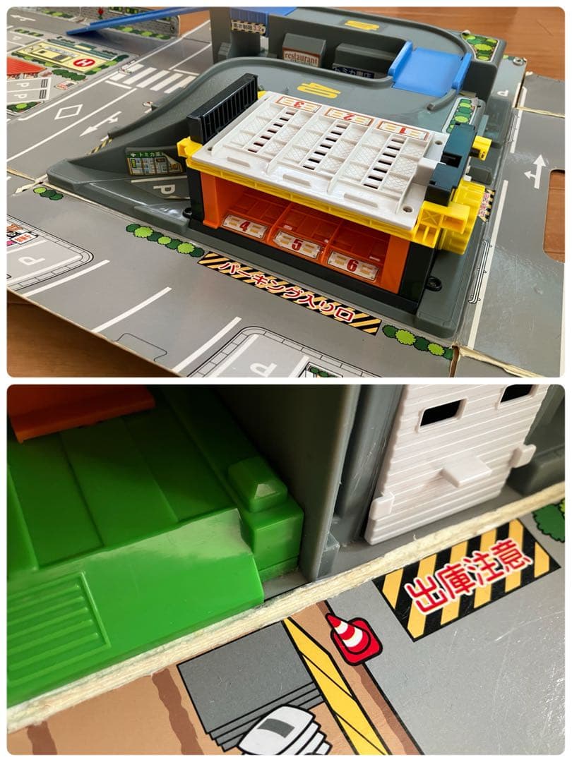 トミカタウン　まとめ売り　フェラーリショールーム、エネオスガソリンスタンド等6点