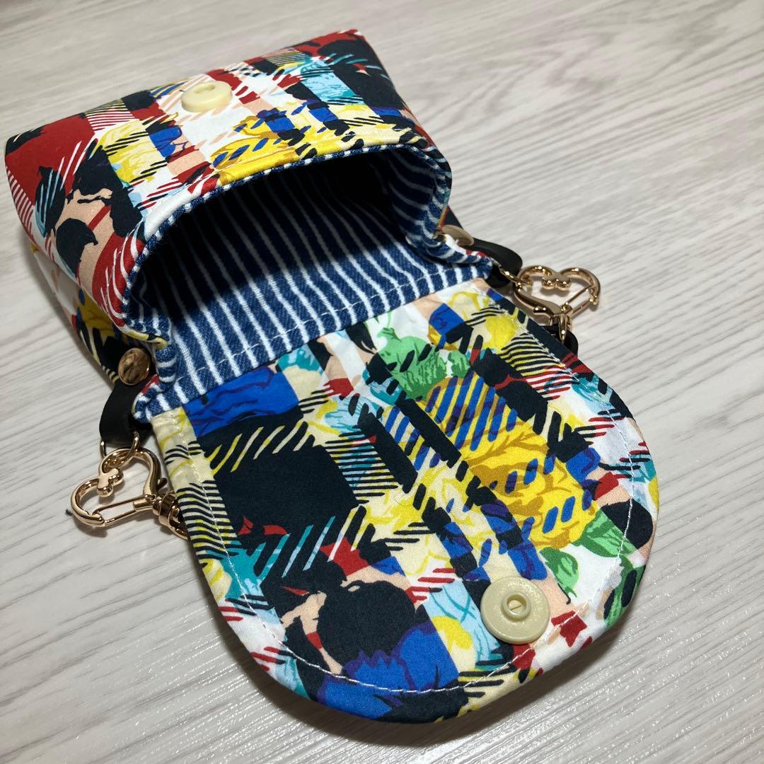 大　ボストンバッグ　リバティ　 カーライン・レベル 2way ミニポーチ