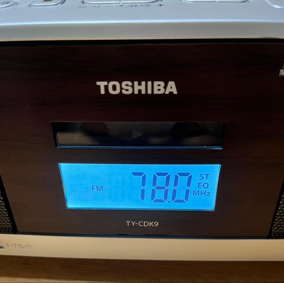 TOSHIBA TY-CDK9 シルバー CDラジカセ
