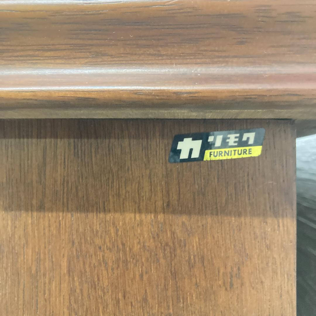 【カリモク】コロニアル　両袖机　学習机　書斎机　デスク