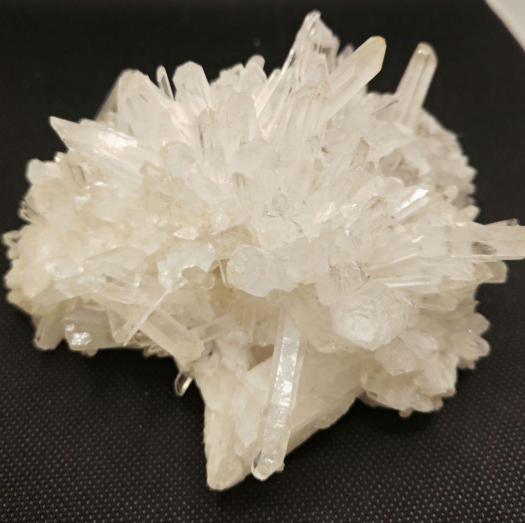 【訳あり】天然石　インド　ヒマラヤ　クル渓谷産　水晶　クラスター　606g